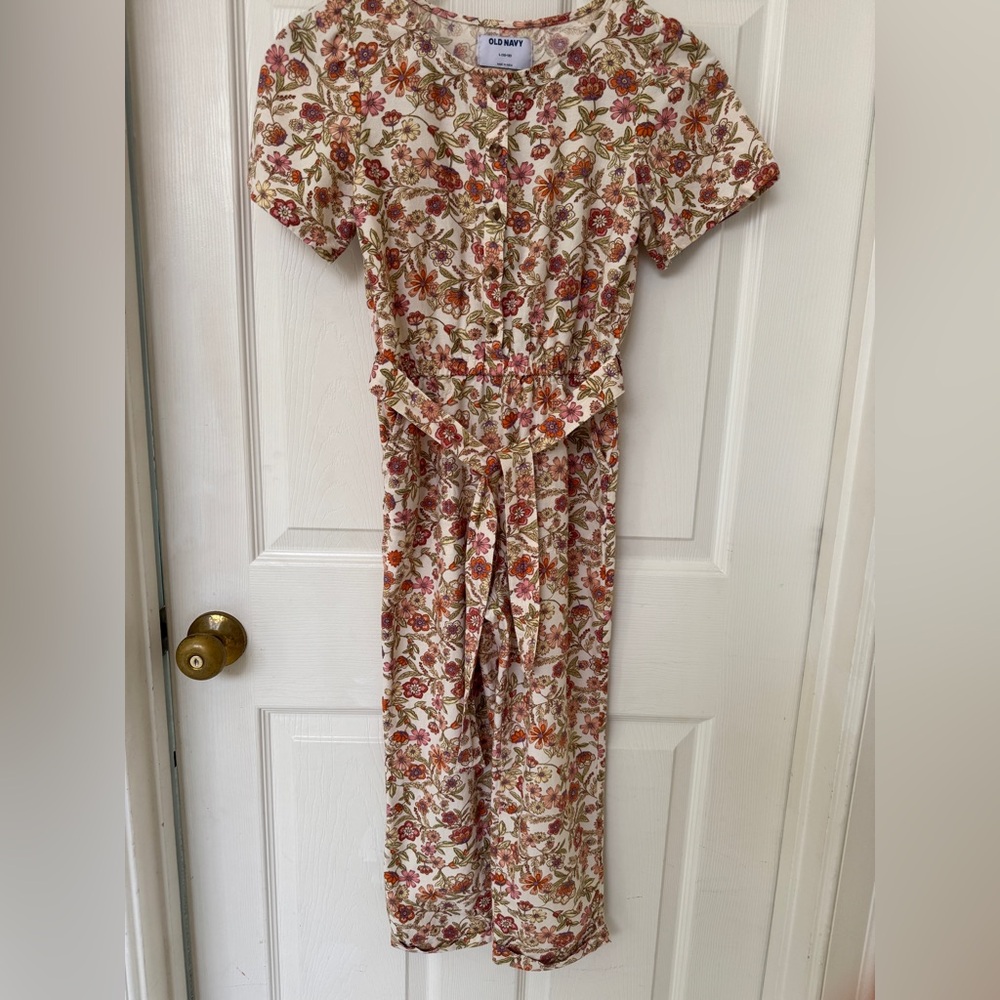 Floral Print Jumpsuit